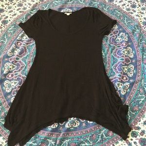 Scoop neck tunic top